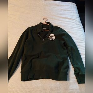 Roots 3/4 zip sweater